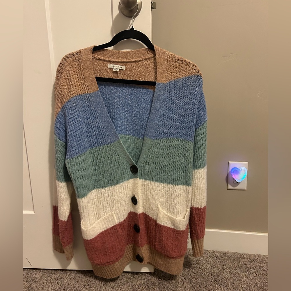 Colorful Striped Women's Sweater